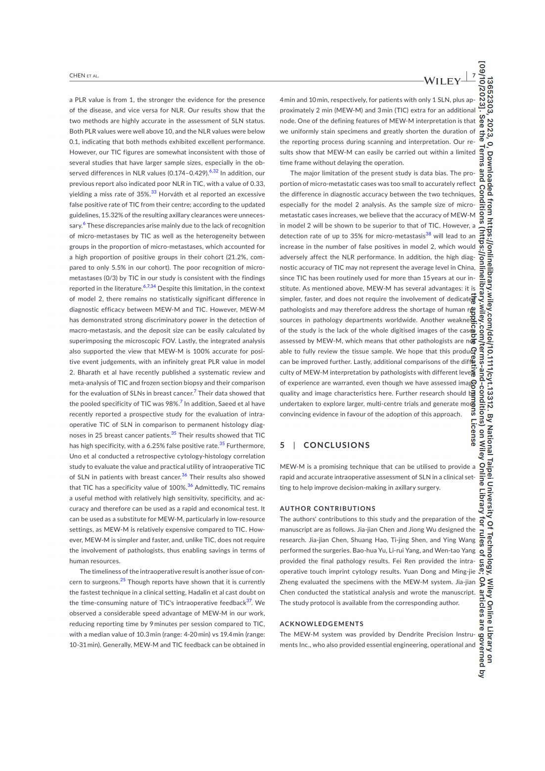 A prospective comparison of a modified miniaturised hand-held epifluorescence microscope and touch imprint cytologyfor evaluation of axillary sentinel lymph nodes intraoperativelyin breast cancer pati(图7)